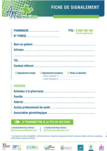 Fiche de signalement