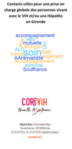 Contacts utiles COREVIH Gironde (33)