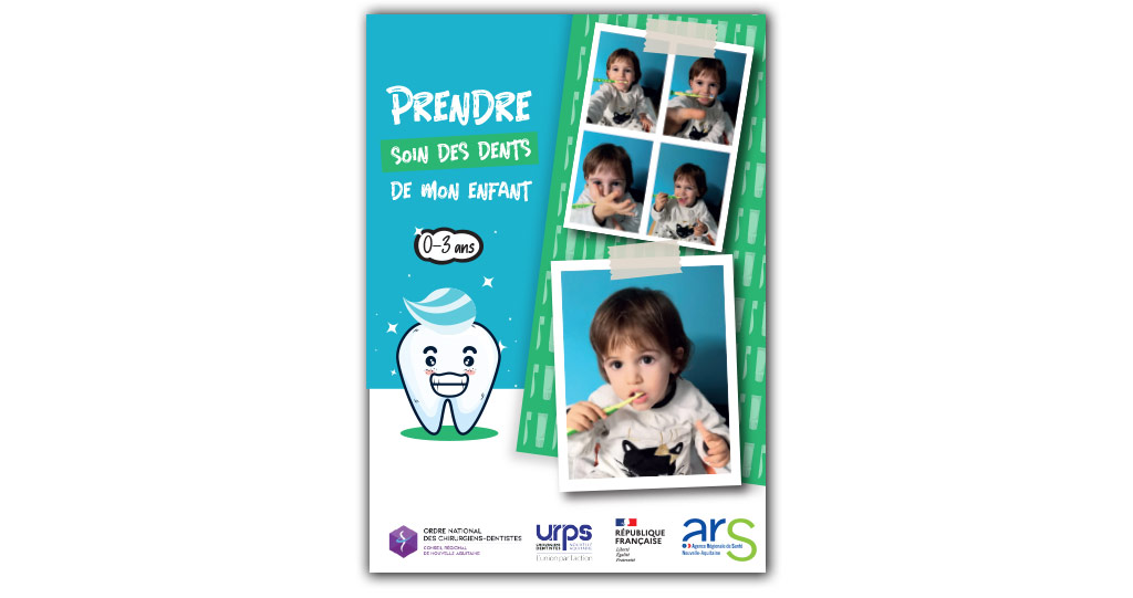 Dépliant santé et hygiène bucco-dentaires des enfants de 0 à 3 ans