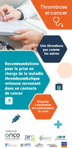 Plaquette professionnels thrombose et cancer