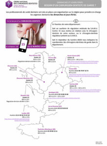 Mémo urgences dentaires Nouvelle-Aquitaine