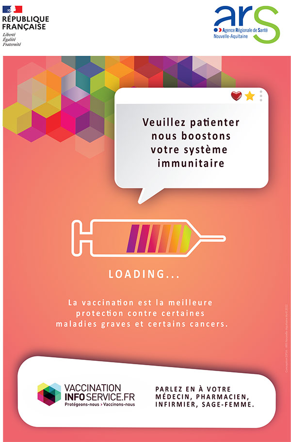 Affiche de la semaine européenne de la vaccination 2024