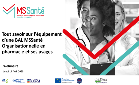 L'équipement d'une BAL MSSanté organisationnelle en pharmacie et ses usages