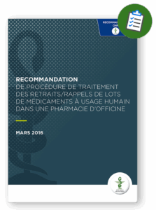 Procédure de retrait / rappel des lots