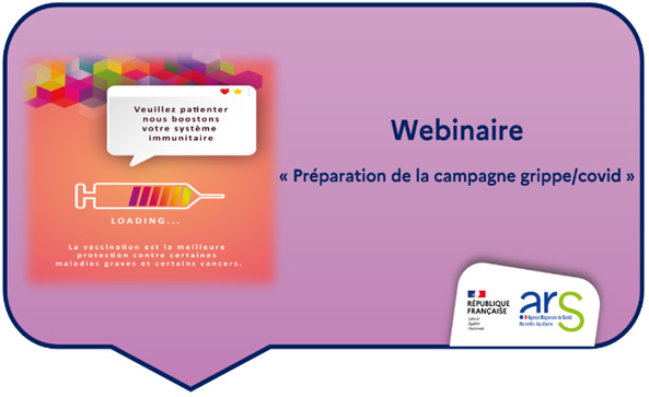 Webinaire préparation à la campagne de vaccination grippe / covid