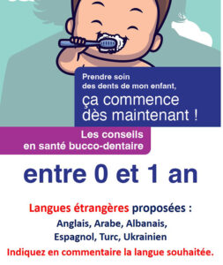 Prendre soin des dents de mon enfant, ça commence dès maintenant ! Versions étrangères