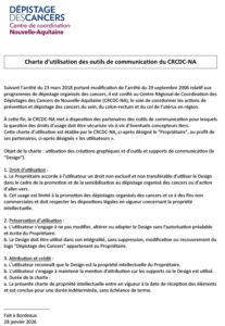 Charte d'utilisation communication CRCDC-NA