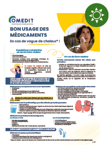 Canicule : bon usage des médicaments
