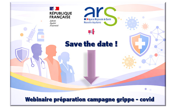 jeudi 17 septembre 2026, de 13h00 à 14h30, webinaire preparation campagne grippe covid